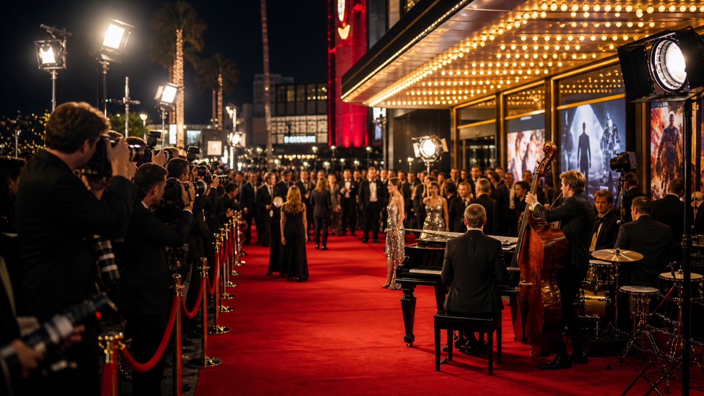 Entertainment premiere illustration